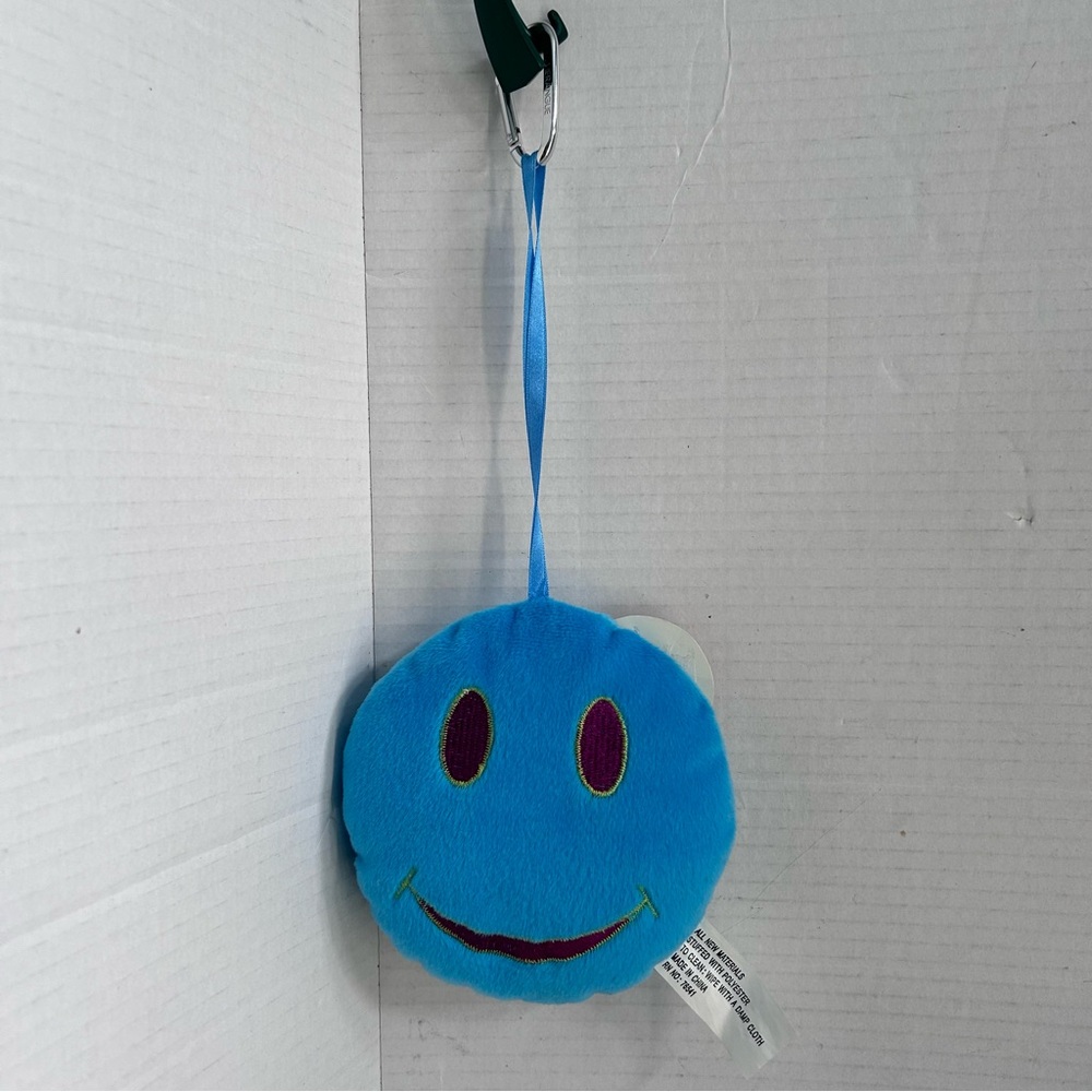 Idea Nuova emoji plush Door Hanger Smiley face/keep out!